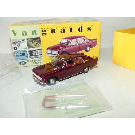 FORD ZEPHIR 6 MK III Bordeaux VANGUARDS VA46002 1:43