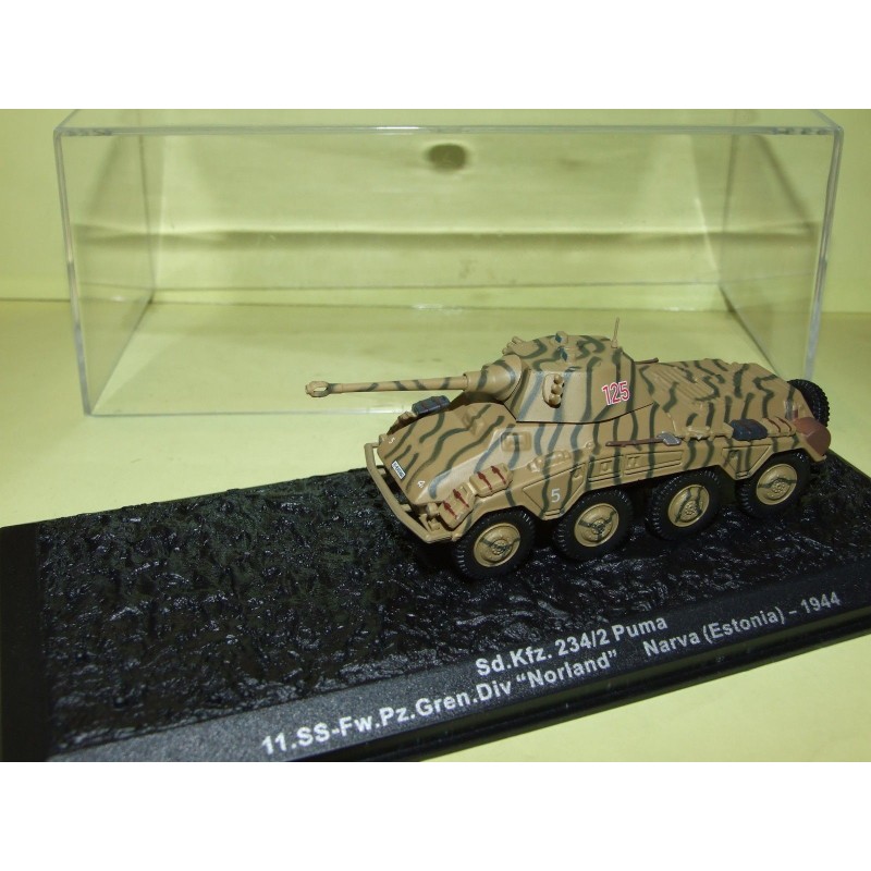CHAR DE COMBAT N°10 Sd.Kfz. 234/2 PUMA ESTONIE 1944 ALTAYA 1:72