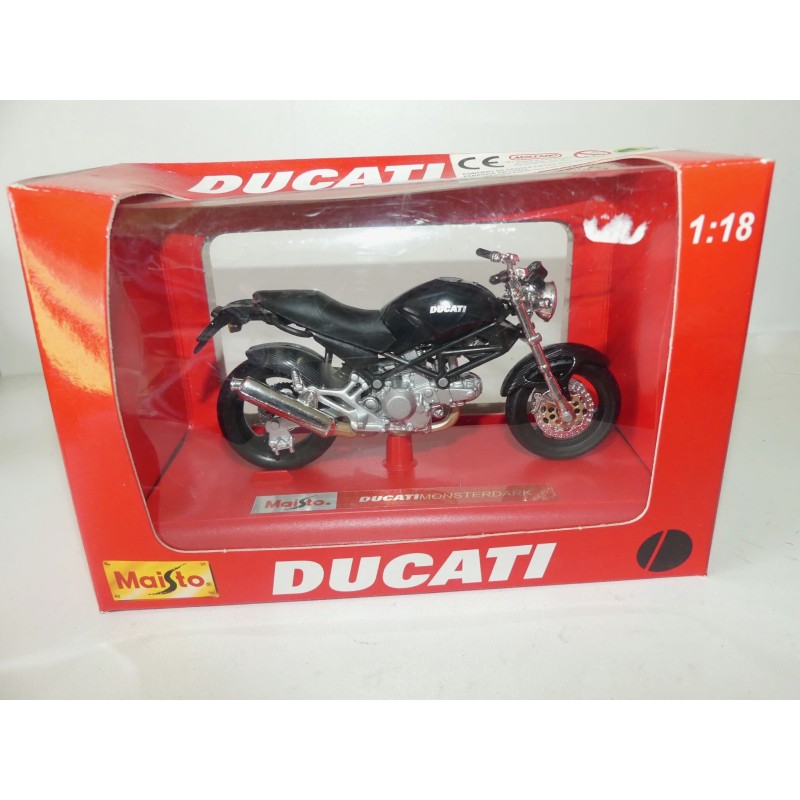 MOTO DUCATI MONSTERDARK MAISTO 1:18