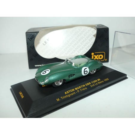 ASTON MARTIN DBR 1/300 NÂ°6 LE MANS 1959 IXO LMC049 1:43 ArrivÃ©e 2Ã¨me