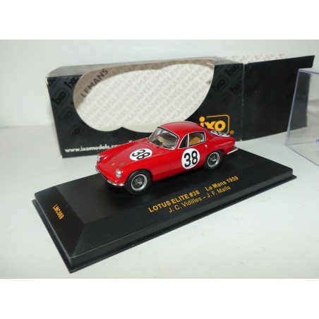 LOTUS ELITE NÂ°38 LE MANS 1959 IXO LMC069 1:43 ArrivÃ©e 26Ã¨me  Abd