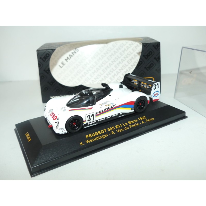 PEUGEOT 905 NÂ°31 LE MANS 1992 IXO LMC039 1:43 Abd