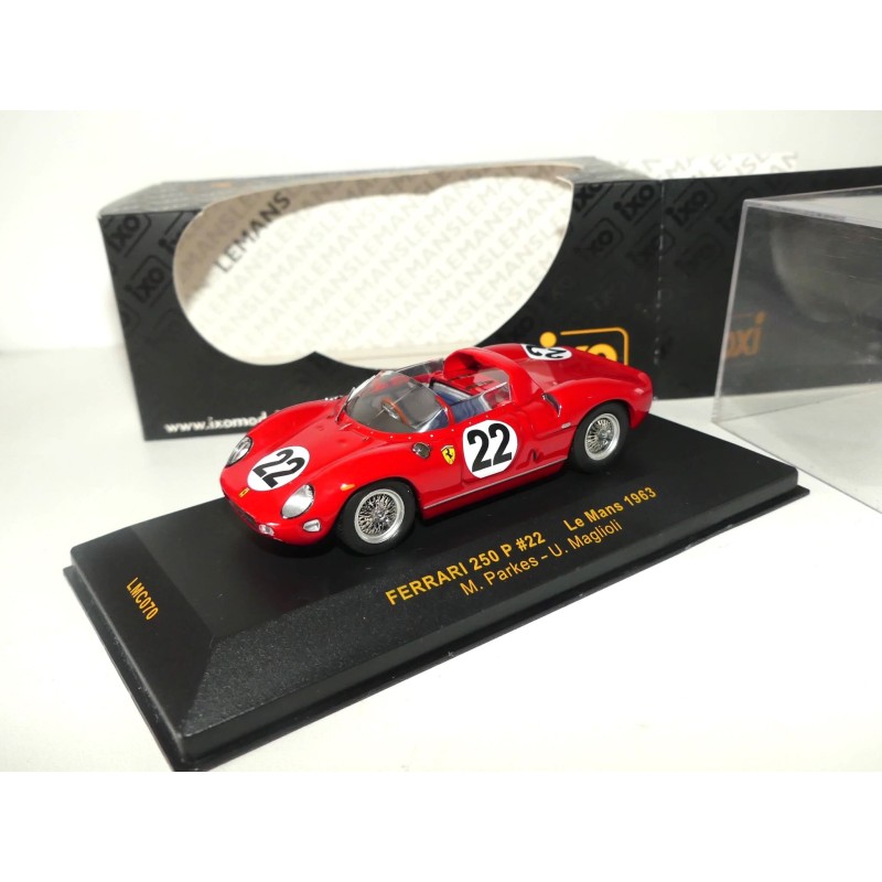 FERRARI 250 P NÂ°22 LE MANS 1963 IXO LMC070 1:43 ArrivÃ©e 3Ã¨me