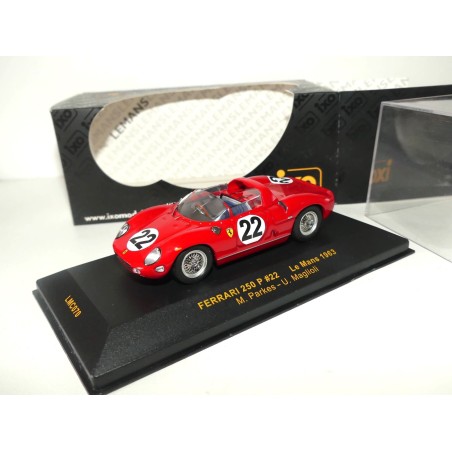 FERRARI 250 P NÂ°22 LE MANS 1963 IXO LMC070 1:43 ArrivÃ©e 3Ã¨me