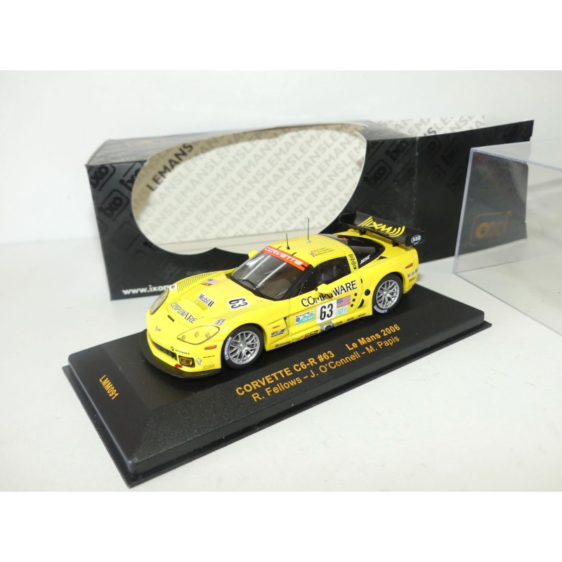 CHEVROLET CORVETTE C6R NÂ°63 LE MANS 2006 IXO LMM091 1:43 12Ã¨me