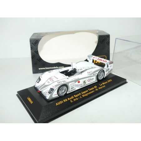 AUDI R8 NÂ°5 LE MANS 2003 IXO LMM049 1:43 ArrivÃ©e 4Ã¨me