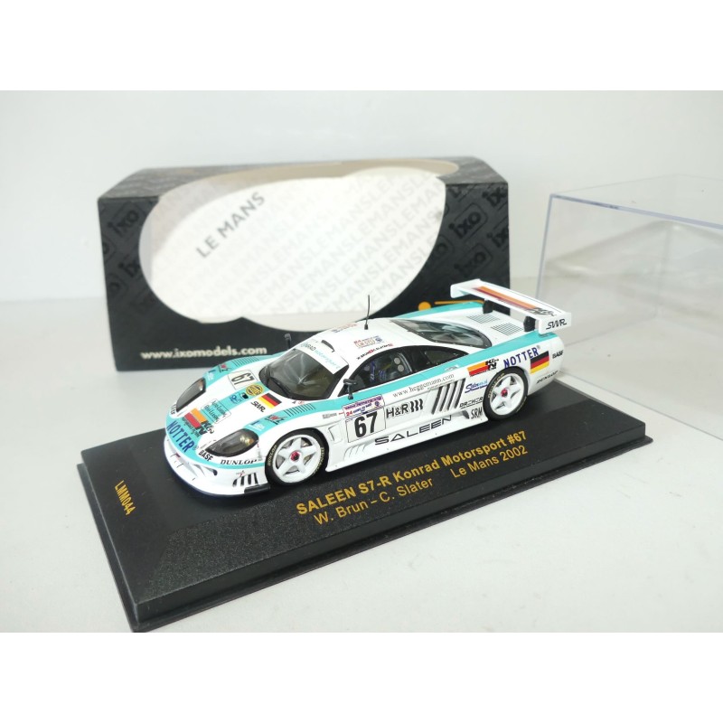 SALEEN S7-R NÂ°67 LE MANS 2002 IXO LMM044 1:43 ArrivÃ©e Abd