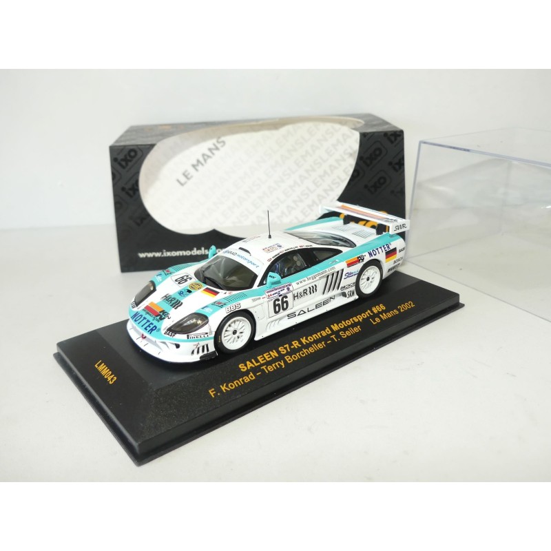 SALEEN S7-R NÂ°66 LE MANS 2002 IXO LMM043 1:43 ArrivÃ©e 26Ã¨me