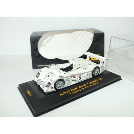AUDI R8 NÂ°5 LE MANS 2002 IXO LMM036 1:43 ArrivÃ©e 7Ã¨me