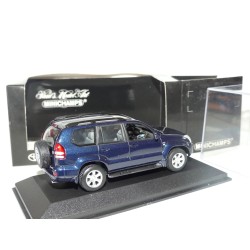 TOYOTA LAND CRUISER SERIE 12 2002 Bleu  MINICHAMPS 1:43