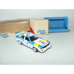 AUDI QUATTRO RALLYE DE SUEDE 1982 BLOMQVIST KIT non monté RECORD SOLIDO 1:43