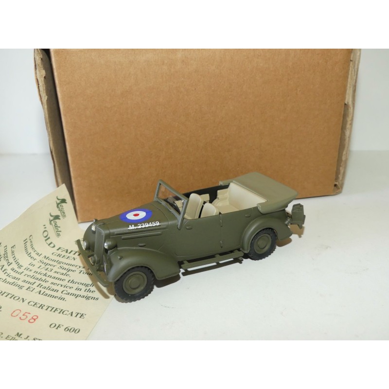 HUMBER TOURER DE MONTYS Vert OLD FAITHFUL 1:43