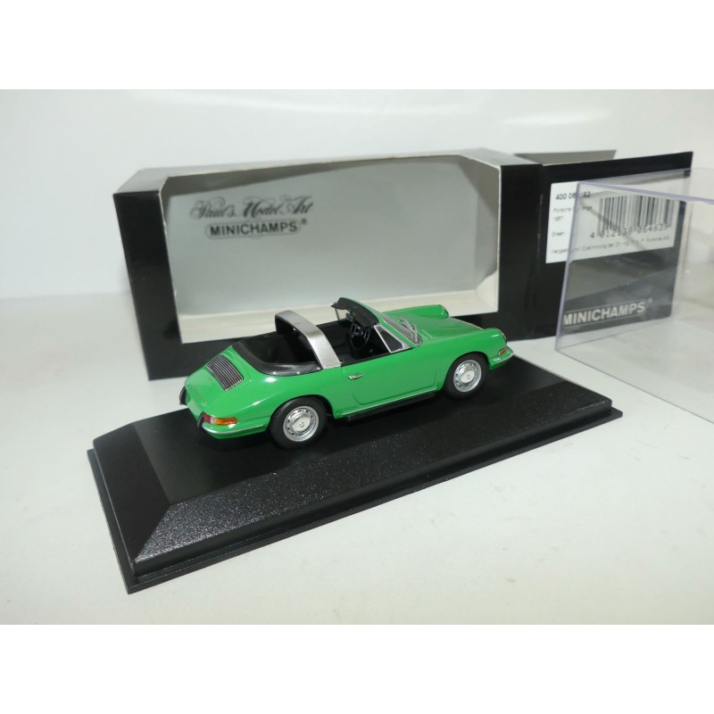 Modèle Réduit Porsche 911 Targa 1967 Vert Minichamps 1:43 - Réf 400 061162 - Neuf