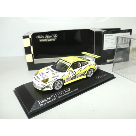 PORSCHE 911 GT3 RSR N°90 LE MANS 2006 MINICHAMPS 1:43 Abd