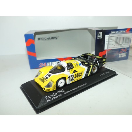 PORSCHE 956 L NÂ°12 LE MANS 1983 MINICHAMPS 1:43 4Ã¨me
