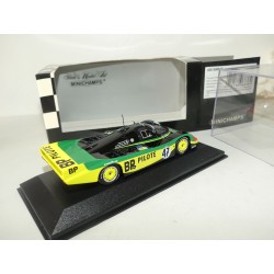 PORSCHE 956 L NÂ°47 LE MANS 1983 MINICHAMPS 1:43 ArrivÃ©e 10Ã¨me