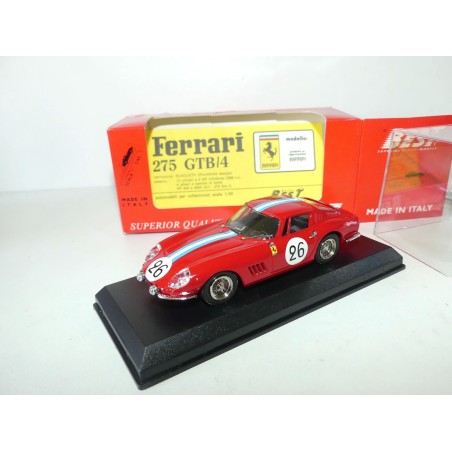 FERRARI 275 GTB/4 NÂ°26 LE MANS 1966 BEST 9102 1:43 Abd