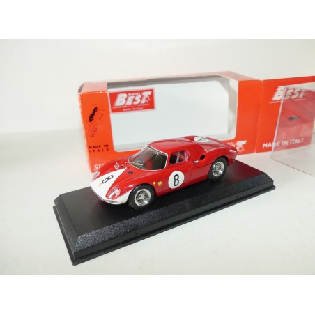 FERRARI 250 LM NÂ°8 REIMS 1964 Surtee-Bandini BEST 9187 1:43