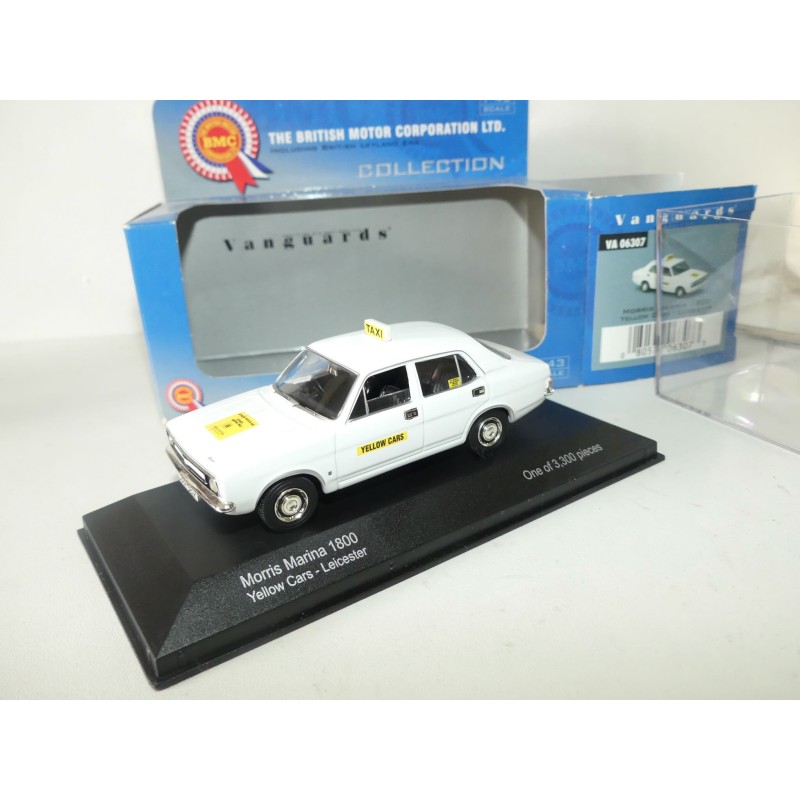 MORRIS MARINA 1800 TAXI LEICESTER VANGUARDS VA06307 1:43