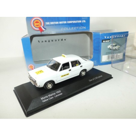 MORRIS MARINA 1800 TAXI LEICESTER VANGUARDS VA06307 1:43
