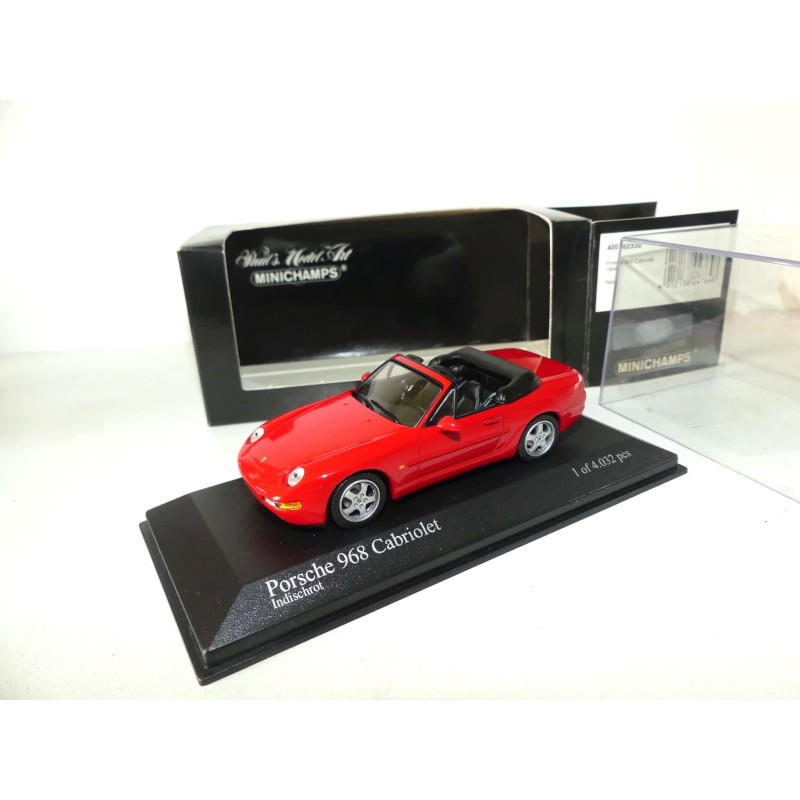 PORSCHE 968 CABRIOLET 1994 Rouge MINICHAMPS 1:43