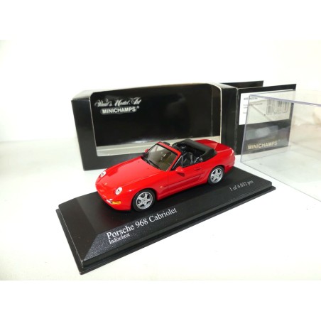PORSCHE 968 CABRIOLET 1994 Rouge MINICHAMPS 1:43