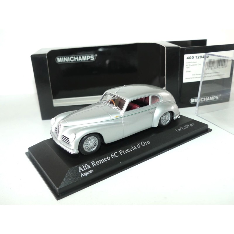 ALFA ROMEO 6C FRECCIA D ORO 1947 Gris MINICHAMPS 1:43