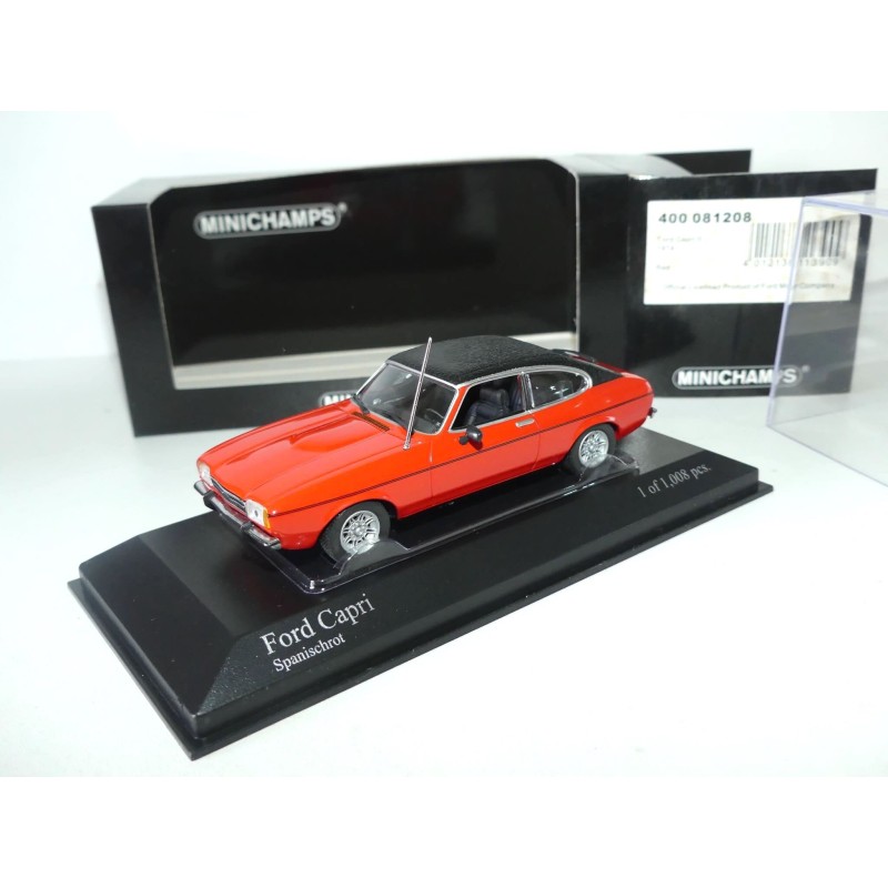 FORD CAPRI II 1974 Rouge Red MINICHAMPS 1:43 