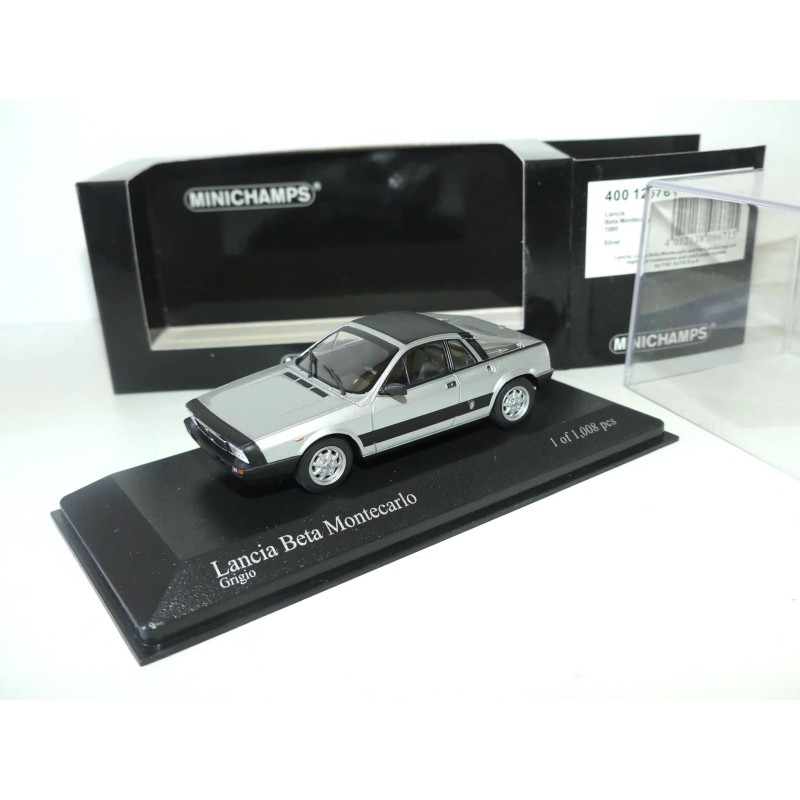 LANCIA BETA MONTECARLO 1980 Gris MINICHAMPS 1:43