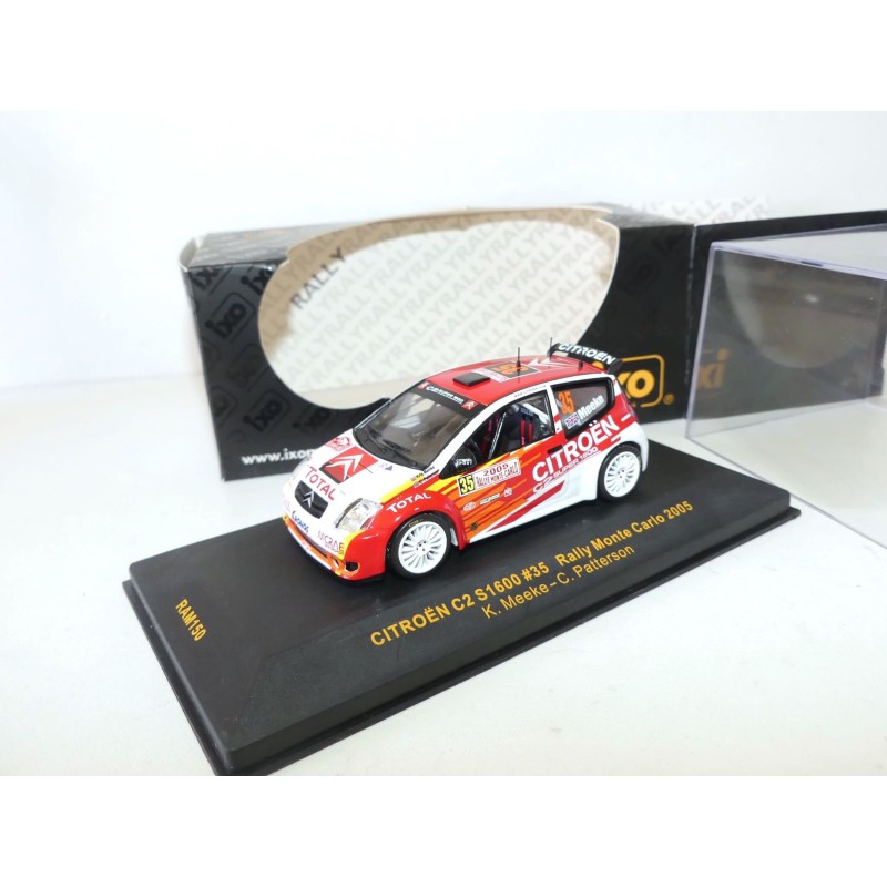 CITROEN C2 S1600 RALLYE MONTE CARLO 2005 MEEKE IXO RAM150 1:43 11ème