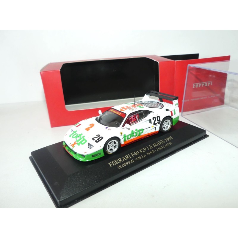 FERRARI F40 NÂ°29 LE MANS 1994 IXO FER010 1:43 Abd