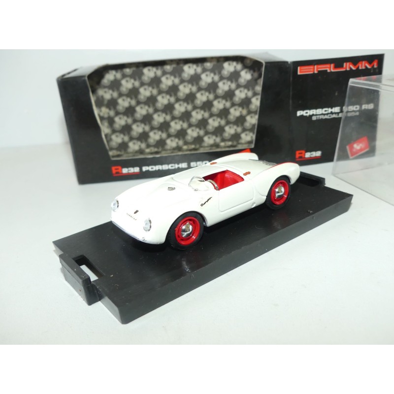 PORSCHE 550 RS 1954 Blanc BRUMM R232 1:43