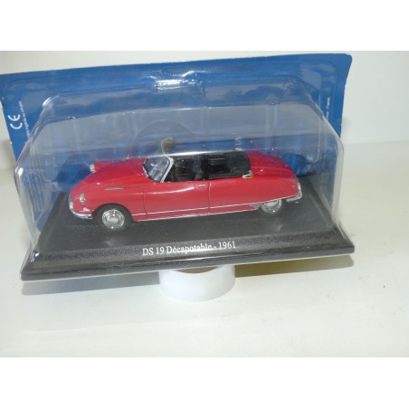 CITROEN DS 19 DECAPOTABLE 1961 Rouge UNIVERSAL HOBBIES 1:43 blister