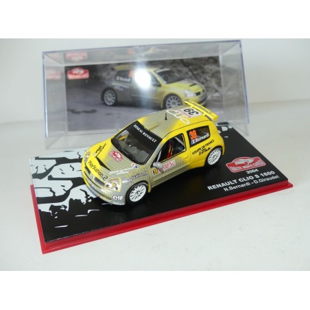 RENAULT CLIO S1600 RALLYE MONTE CARLO 2004 BERNARDINI ALTAYA 1:43 10Ã¨me