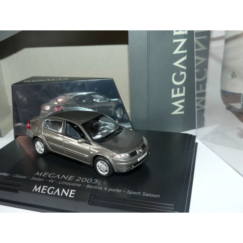 RENAULT MEGANE II 4 Portes CLASSIC 2003 Gris NOREV 1:43