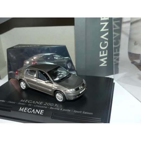 RENAULT MEGANE II 4 Portes CLASSIC 2003 Gris NOREV 1:43