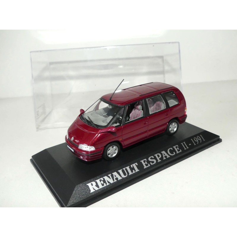 RENAULT ESPACE II 1991 Bordeaux UNIVERSAL HOBBIES Collection M6 1:43