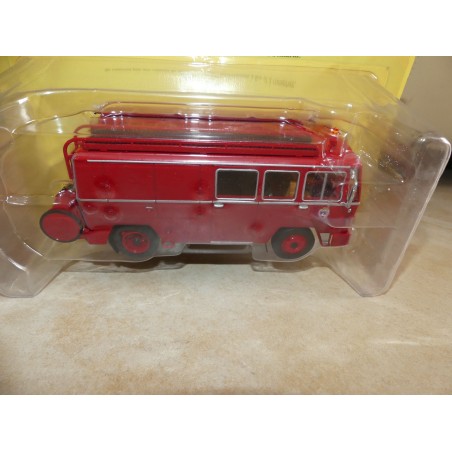 CAMION POMPIERS NÂ°033 LAFFLY TYPE BSS 163 GOURNAY EN BRAY HACHETTE 1:43 