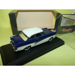 FORD TAUNUS 17M COUPE 1957 Bleu et Blanc DETAILCARS 382 1:43