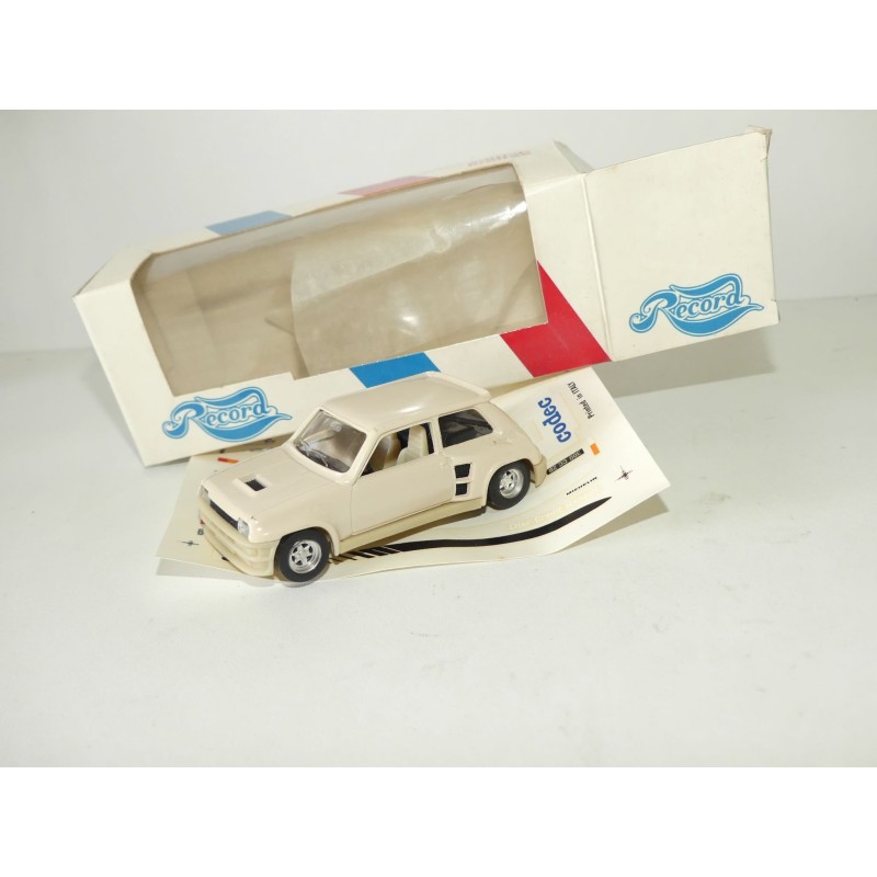 RENAULT 5 TURBO N°59 CODEC RALLYE TOUR DE CORSE 1982 RECORD SOLIDO 1:43