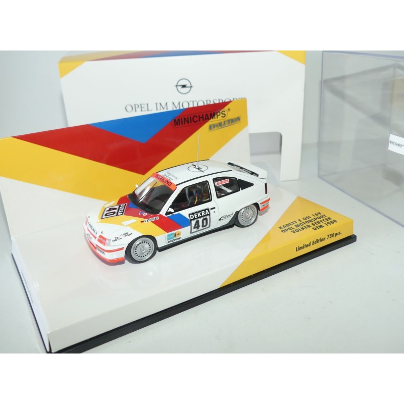 OPEL KADETT E GSi N°40 DTM 1989 V. STRYCEK MINICHAMPS 1:43
