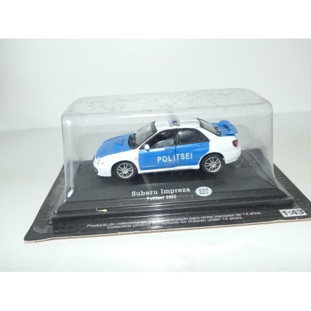 SUBARU IMPREZA POLICE POLITSEI 2002 FABBRI 1:43
