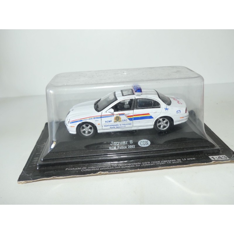 JAGUAR S TYPE RCM POLICE POLICE CANADIENNE 2002 FABBRI 1:43