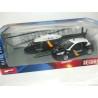 PEUGEOT 207 ET HELICOPTERE POLICIA POLICE ESPAGNE MONDO MOTORS 1:43