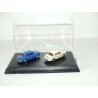 RENAULT 8 1962 Blanc et 8 GORDINI 1966 Bleu UNIVERSAL HOBBIES 1:87
