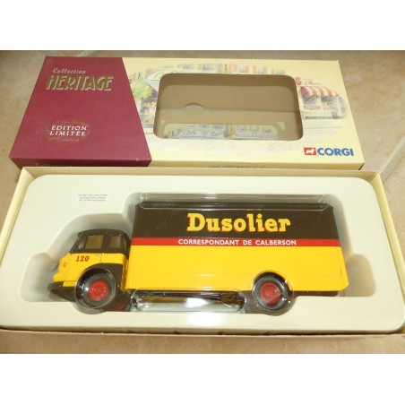 RENAULT JL 20 FOURGON DUSOLIER CALBERSON CORGI 71504 1:50