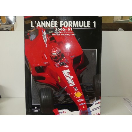 LIVRE L ANNÉE FORMULE 1 2000-01 par LUC DOMENJOZ édition CHRONOSPORTS 2000