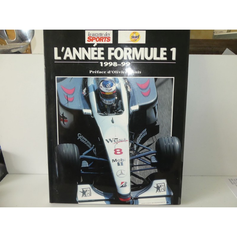 LIVRE L ANNÉE FORMULE 1 1998-1999 par LUC DOMENJOZ édition CHRONOSPORTS 1998