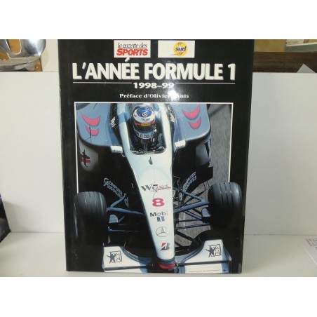 LIVRE L ANNÉE FORMULE 1 1998-1999 par LUC DOMENJOZ édition CHRONOSPORTS 1998