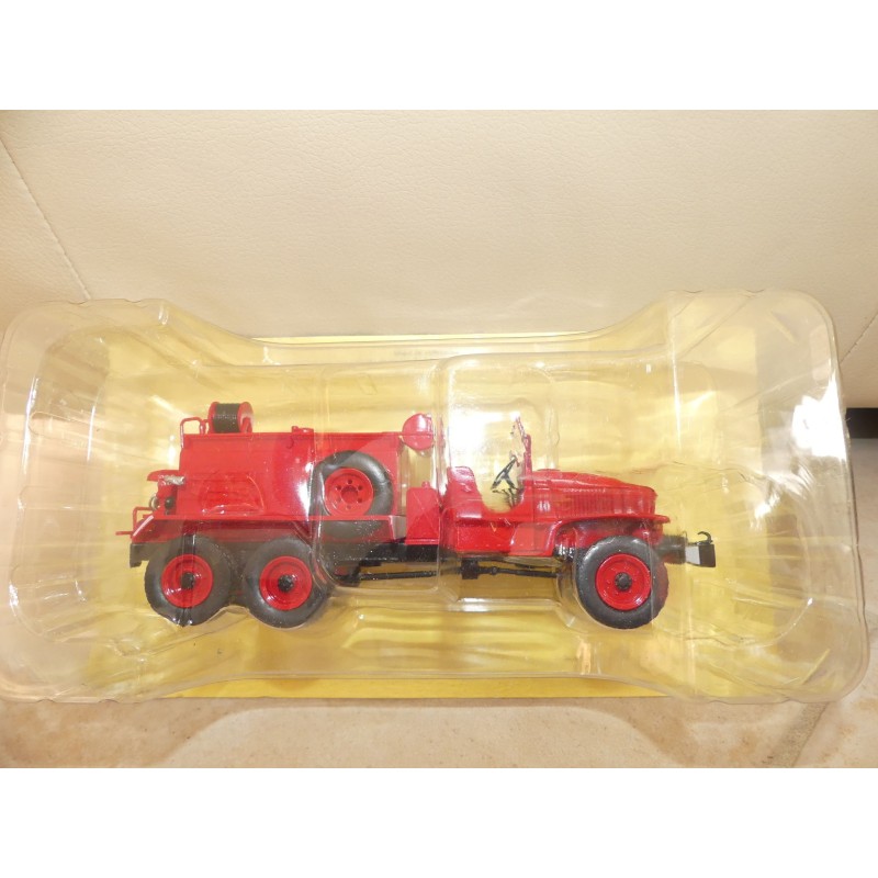 CAMION POMPIERS NÂ°062 GMC CCKW 353 POMPE PRESSE 1:43